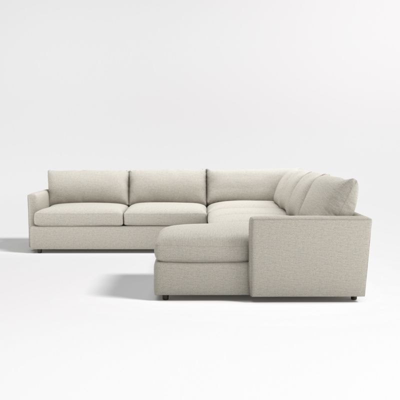 Lounge Deep 4-Piece Corner Sectional with Chaise Lounge - image 4 of 6