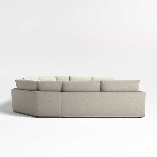 Lounge Deep 5-Piece Wedge Sectional Sofa