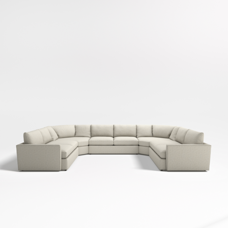 Lounge Deep 5-Piece U-Shaped Wedge Sectional Sofa - image 0 of 13