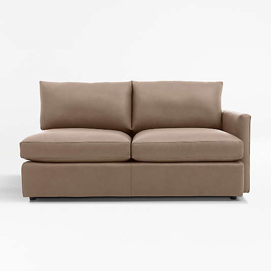 Lounge Deep Leather Right Arm Apartment Sofa