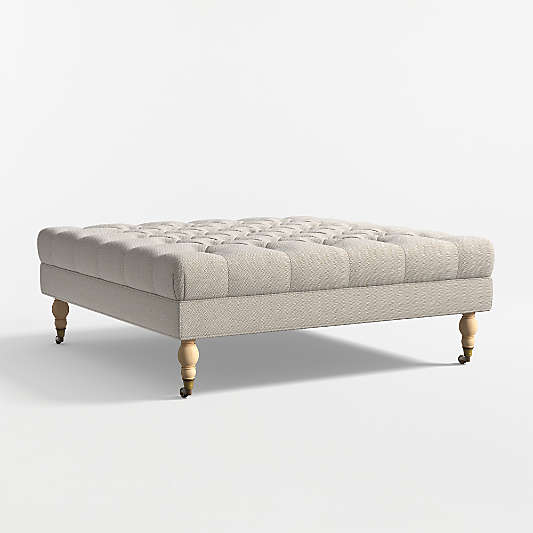 Langley 45" Square Cocktail Ottoman