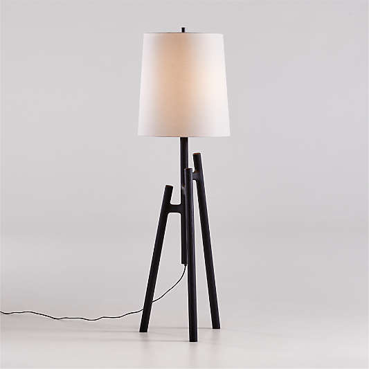 Lockeland Black Tripod Floor Lamp