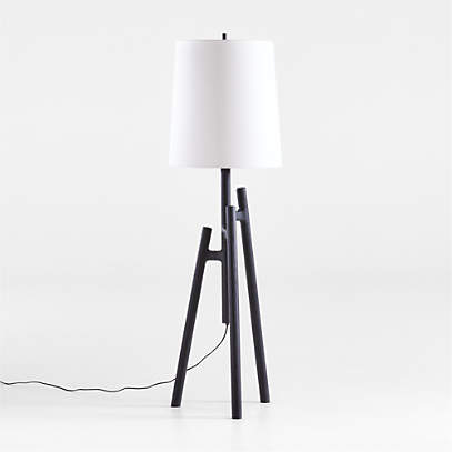 Lockeland Black Tripod Floor Lamp, Tripod Floor Lamp With Matching Table