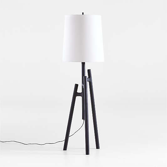 Lockeland Black Tripod Floor Lamp