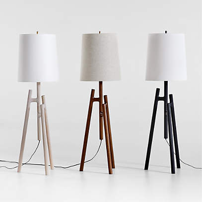 Lockeland Tripod Floor Lamps Crate, Tripod Floor Lamp With Matching Table