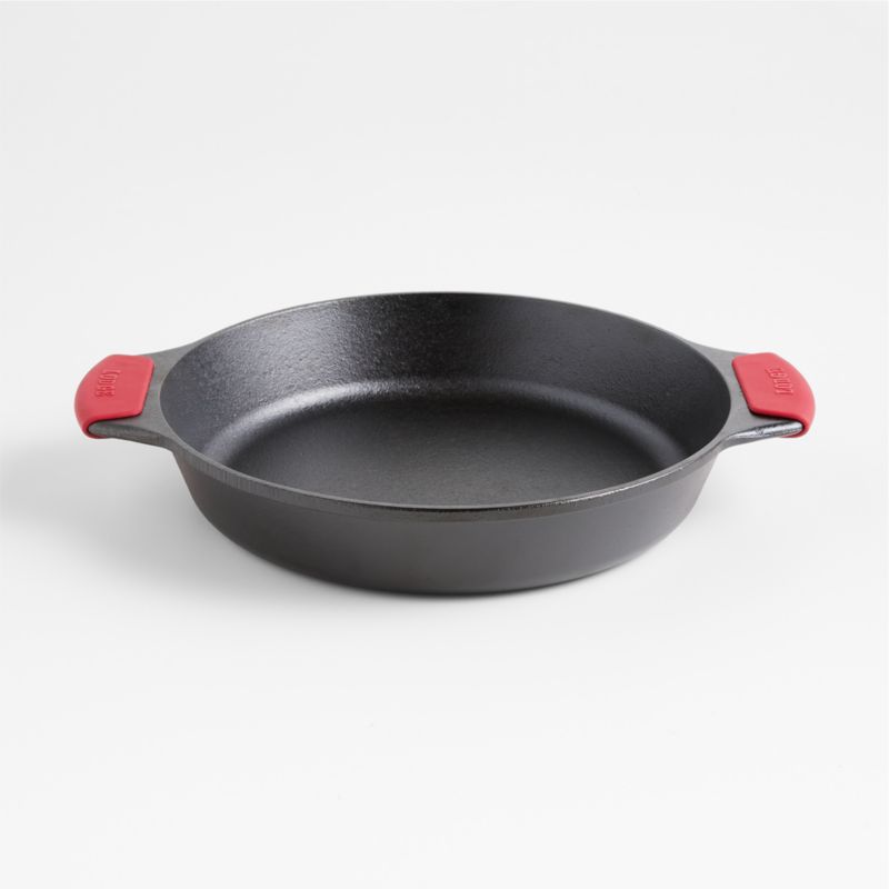 Lodge Cast Iron Pie Pan 9 with Silicone Grip + Reviews, Crate & Barrel