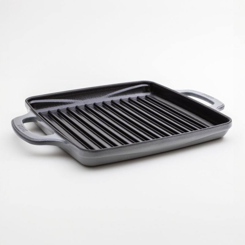 Lodge ® USA Enamel 11" Moonstruck Enameled Cast Iron Grill Pan - image 2 of 7