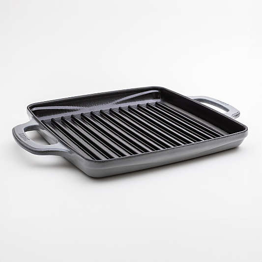 Lodge ® USA Enamel 11" Moonstruck Enameled Cast Iron Grill Pan