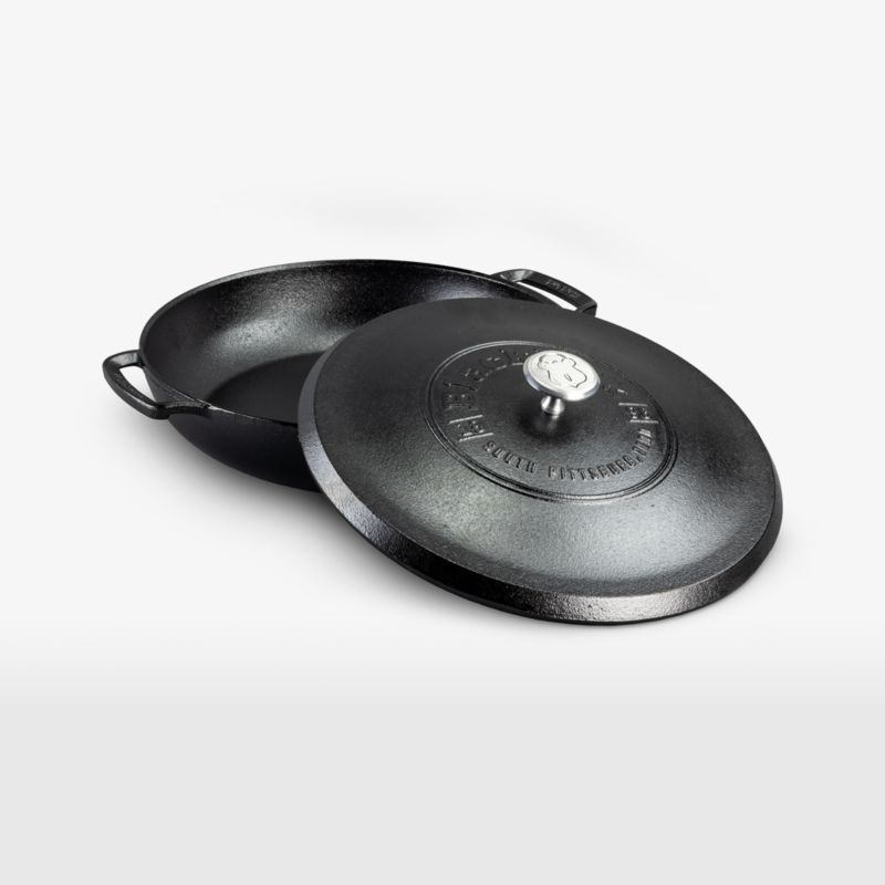 Lodge Blacklock 4 Quart Deep Skillet with Lid - Durable & Lightweight Cast  Iron Cookware - Nonstick & Cast Iron Skillet