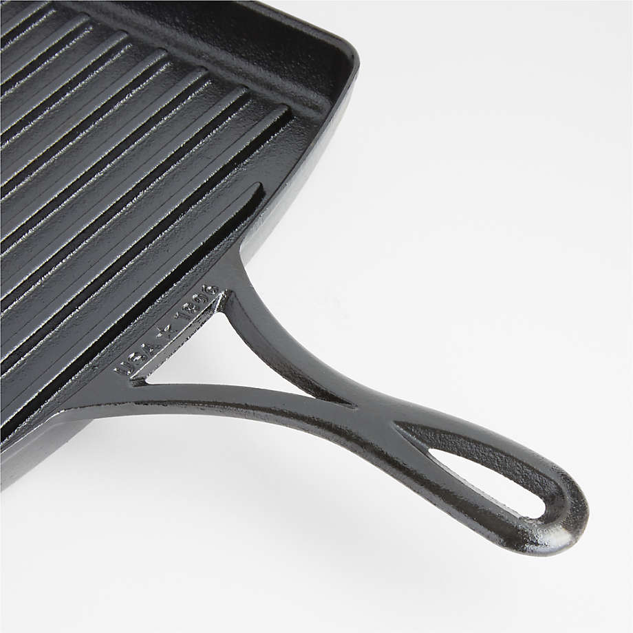 Lodge 10.25 Square Pre-Seasoned Cast Iron Grill Pan - Whisk
