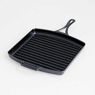 View Lodge Blacklock 12" Square Seasoned Cast Iron Grill Pan details