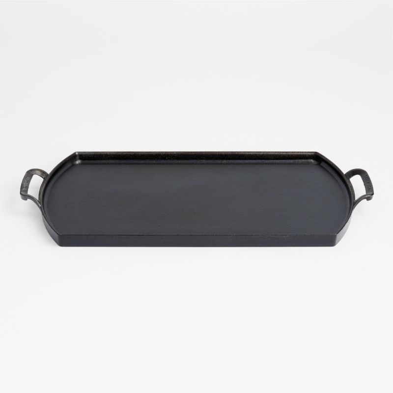 Lodge Blacklock Triple Seasoned Cast-Iron Double Burner Griddle Pan