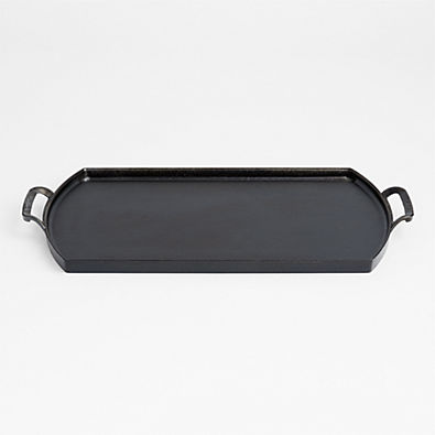 View Lodge Blacklock Double Burner Seasoned Cast Iron Griddle details