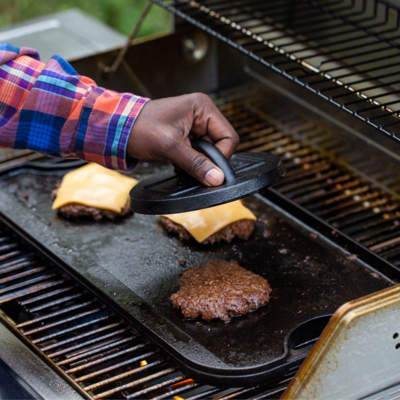 Lodge ® 6.25" Seasoned Cast Iron Burger Press - image 3 of 4