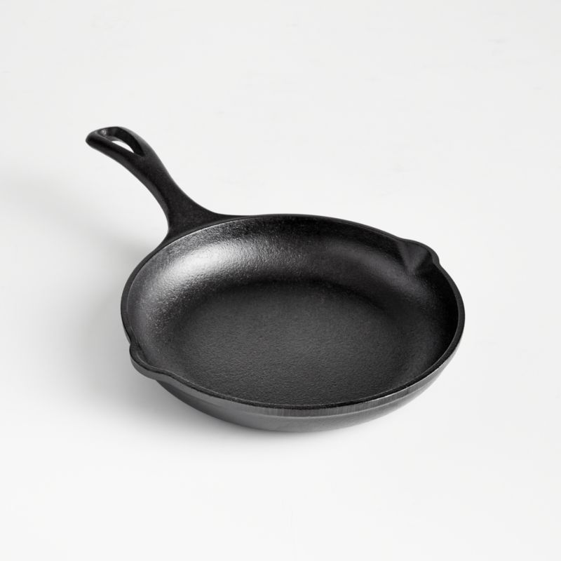 Lodge Manufacturing Company CRS8DLH Carbon Steel Skillet 8 Black