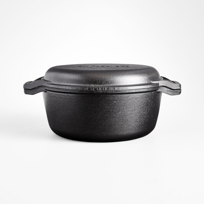 Lodge Chef Collection 6-Qt. Cast Iron Double Dutch Oven