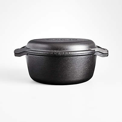 Lodge ® Chef Collection 6-Qt. Cast Iron Double Dutch Oven