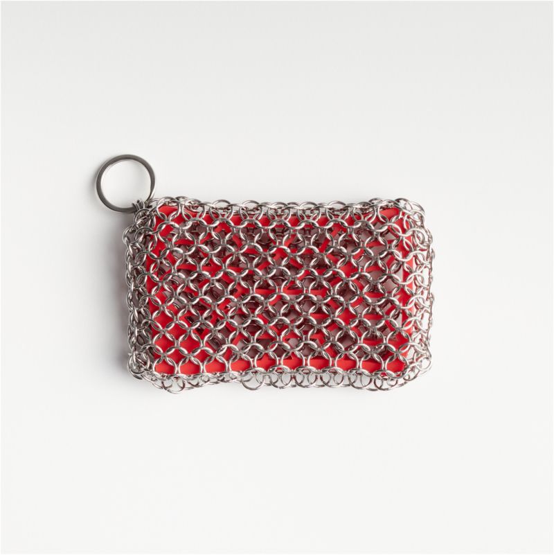 Hudson Cast Iron Cleaner Premium Stainless Steel Chainmail Scrubber -  Hudson Essentials