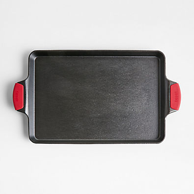 View Lodge ® Cast Iron Baking Pan with Silicone Grip details
