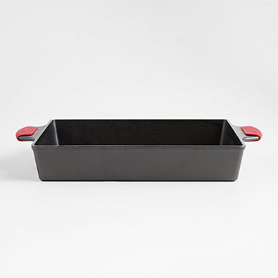 View Lodge ® Cast Iron 9"x13" Casserole Dish with Silicone Grip details