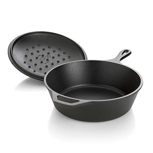 Lodge ® Cast Iron Deep Skillet with Lid