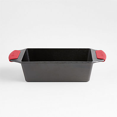 View Lodge ® Cast Iron Loaf Pan with Silicone Grip details
