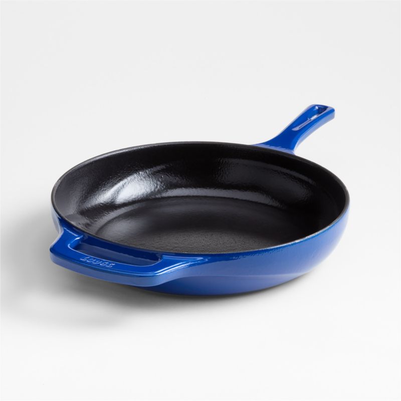 Lodge USA Enamel 11" Cast Iron Skillet in Smooth Sailing Blue - image 0 of 4