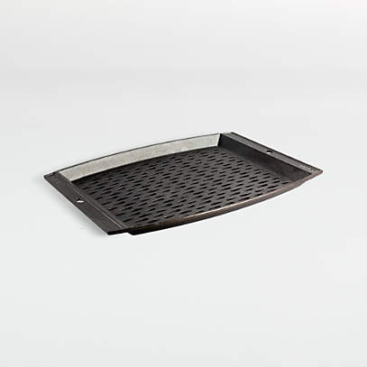 Lodge 12 Cast Iron Dual Handle Grill Basket