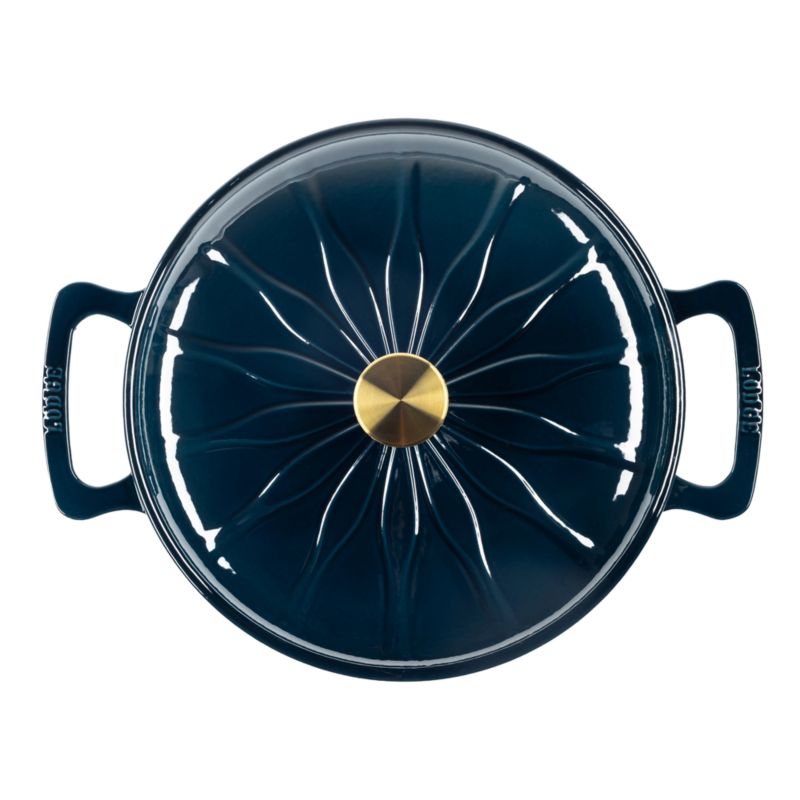 Lodge ® 6-Qt. Marine Luxe Enamel Dutch Oven with Gold Knob - image 5 of 6