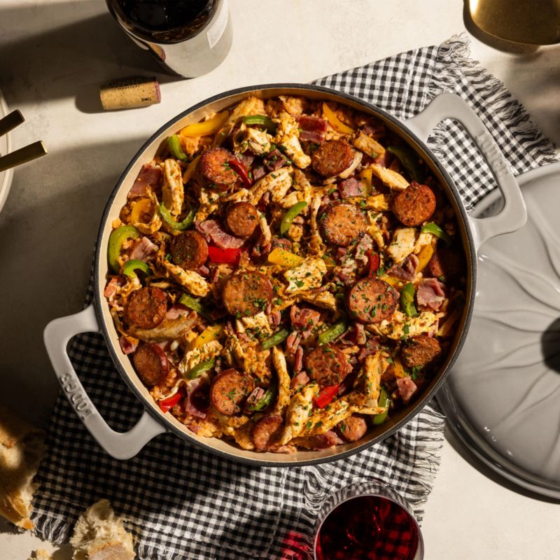 Lodge ® 6-Qt. Smoke Luxe Enamel Dutch Oven with Gold Knob - image 2 of 7