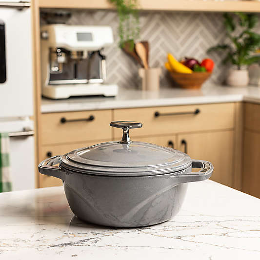 Lodge ® USA Enamel 3-Qt. Moonstruck Enameled Cast Iron Dutch Oven