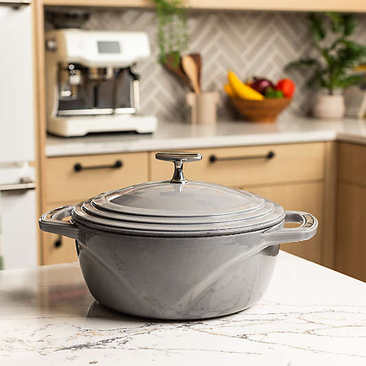 Lodge ® USA Enamel 4.5-Qt. Moonstruck Enameled Cast Iron Dutch Oven