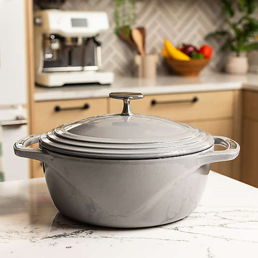 Lodge ® USA Enamel 6-Qt. Moonstruck Enameled Cast Iron Dutch Oven