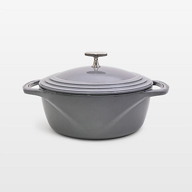 View Lodge ® USA Enamel 6-Qt. Moonstruck Enameled Cast Iron Dutch Oven details