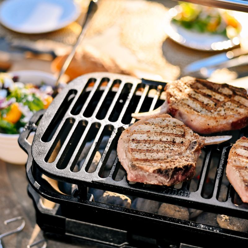 Lodge ® Pro Sportsman Cast Iron Grill ™ - image 3 of 7