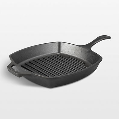 View Lodge ® 10.5" Square Cast Iron Grill Pan details