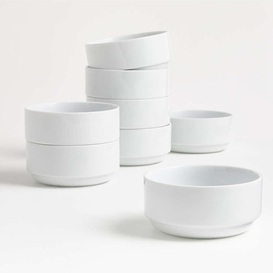 Logan Stacking Bowls, Set of 8 + Reviews | Crate & Barrel