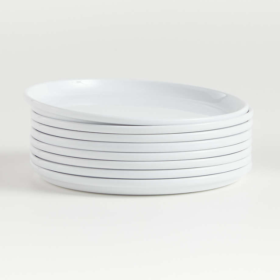 Logan Stacking Dinner Plates, Set of 8 + Reviews | Crate & Barrel