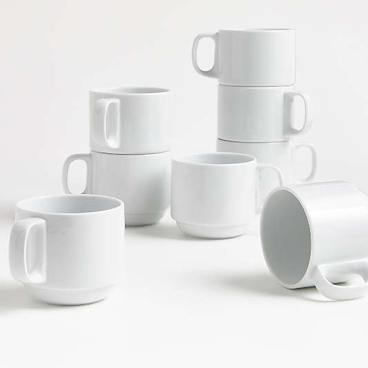 Logan 12-oz. Stacking Mugs, Set of 8