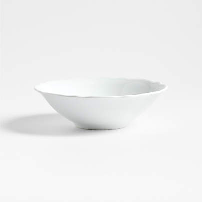 Loire White Porcelain Cereal Bowl