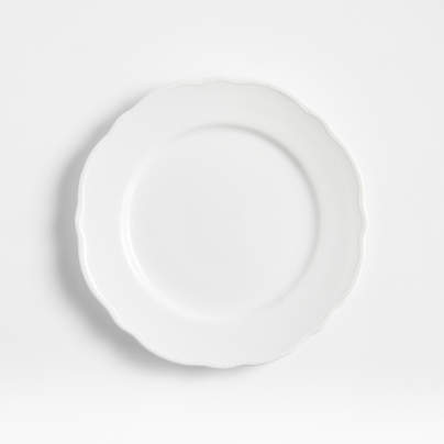 Loire White Porcelain Salad Plate
