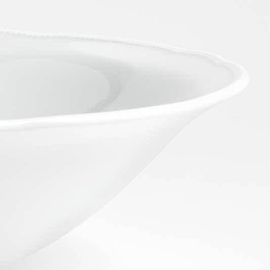 Loire White Porcelain Serving Bowl