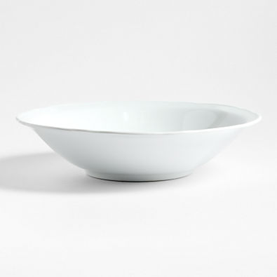 View Loire White Porcelain Serving Bowl details