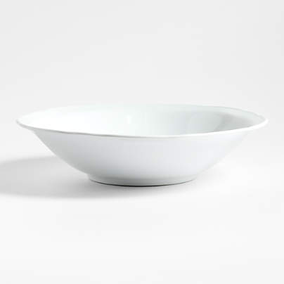 Loire White Porcelain Serving Bowl