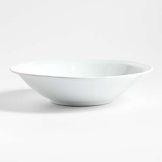 Loire White Porcelain Serving Bowl