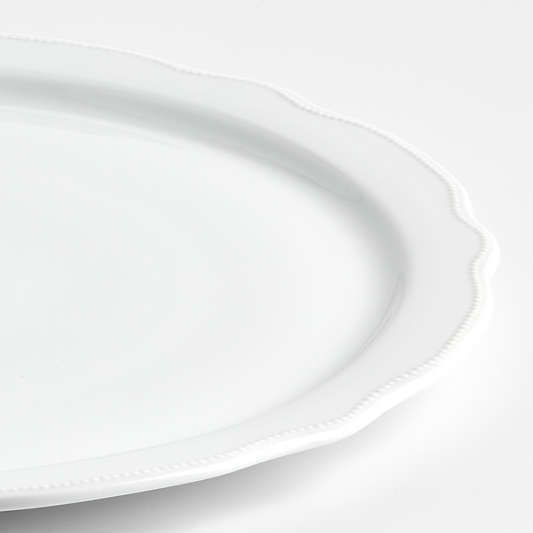 Loire White Round Porcelain Platter