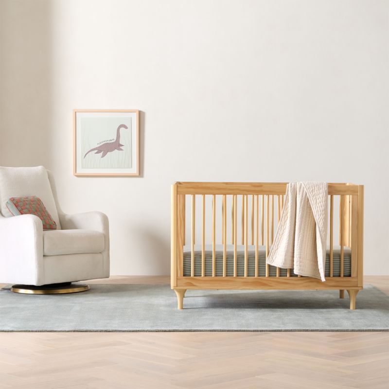 Babyletto Lolly Natural Wood 3-in-1 Convertible Crib - image 6 of 19