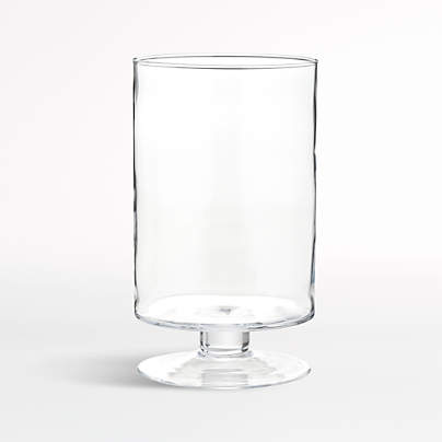 London Clear Hurricane Candle Holder 13.5"