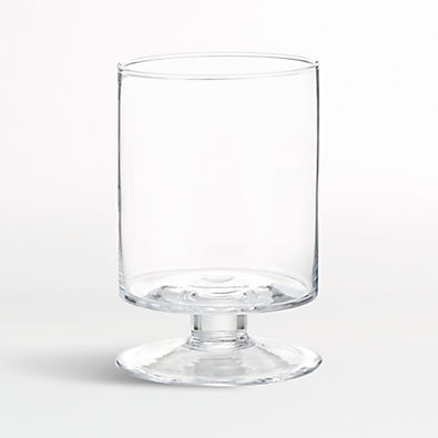 View London Clear Hurricane Candle Holder 9" details