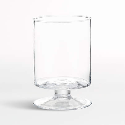 London Clear Hurricane Candle Holder 9"